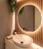 Miroir LED rond pour décoration murale