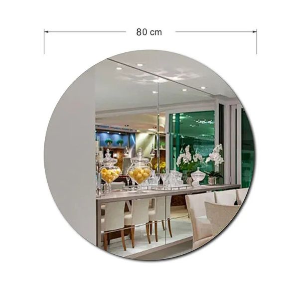 Miroir LED rond pour décoration murale